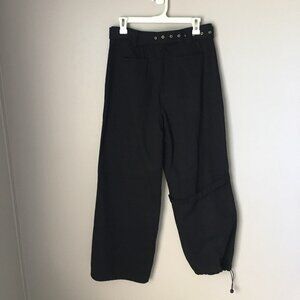 FOREVER 21 BLACK STRAIGHT/WIDE LEG PANTS BLACK - US L NWOT